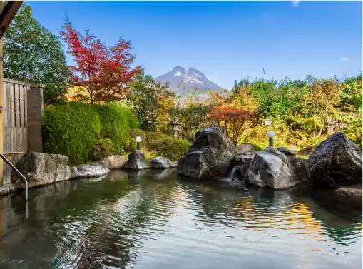 ゆふいん山水館(露天風呂)